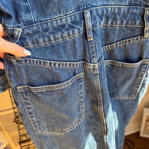 NWT Ronny Kobo Sebastian Denim Midi Dress Medium Wash Sz S - Picture 15 of 16